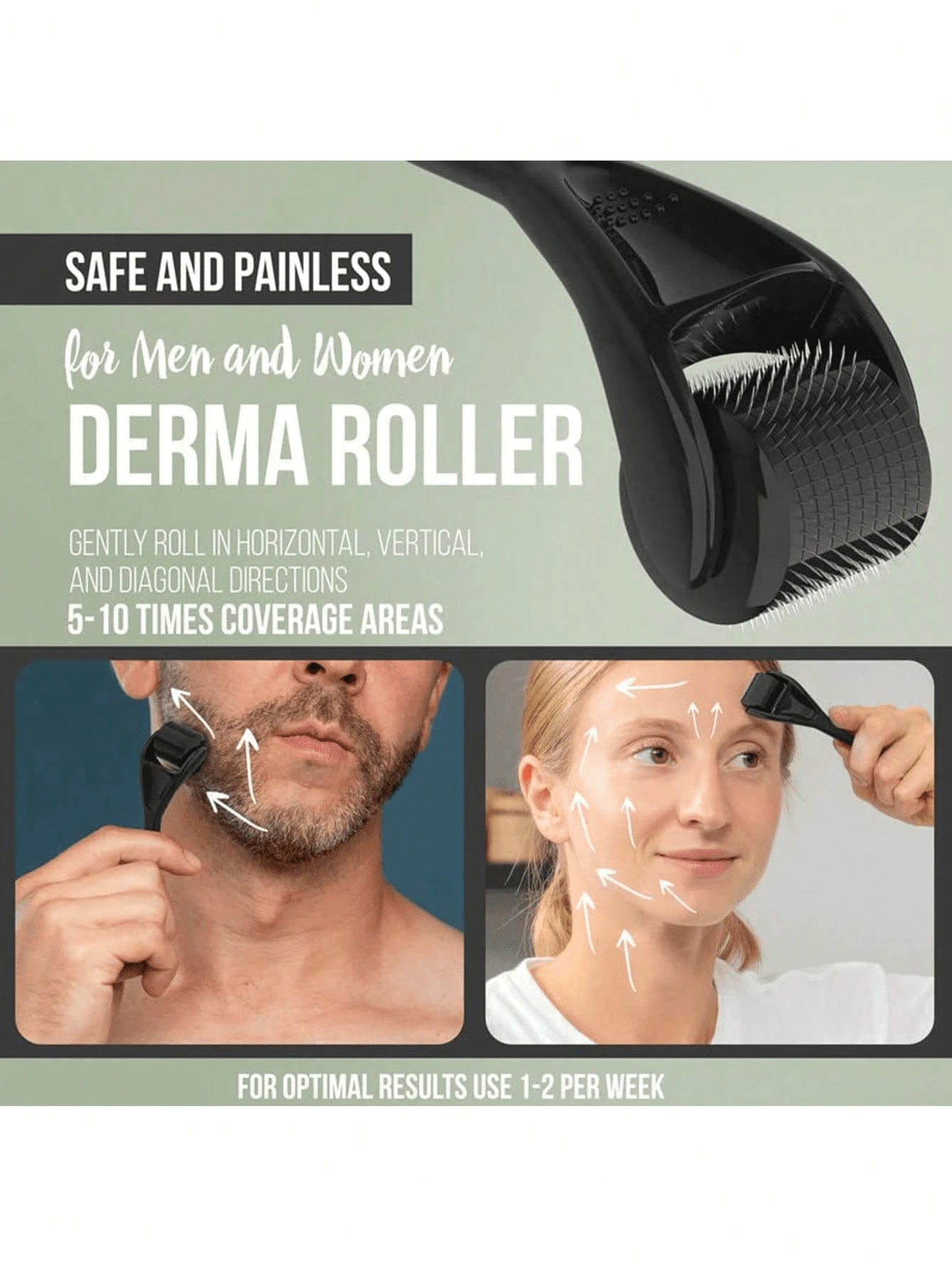 Derma Roller For Hair and Beard