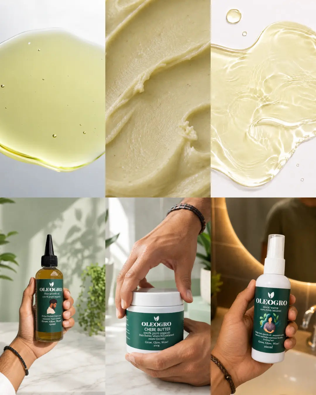 Men Hair Growth Set | 100% pure organic