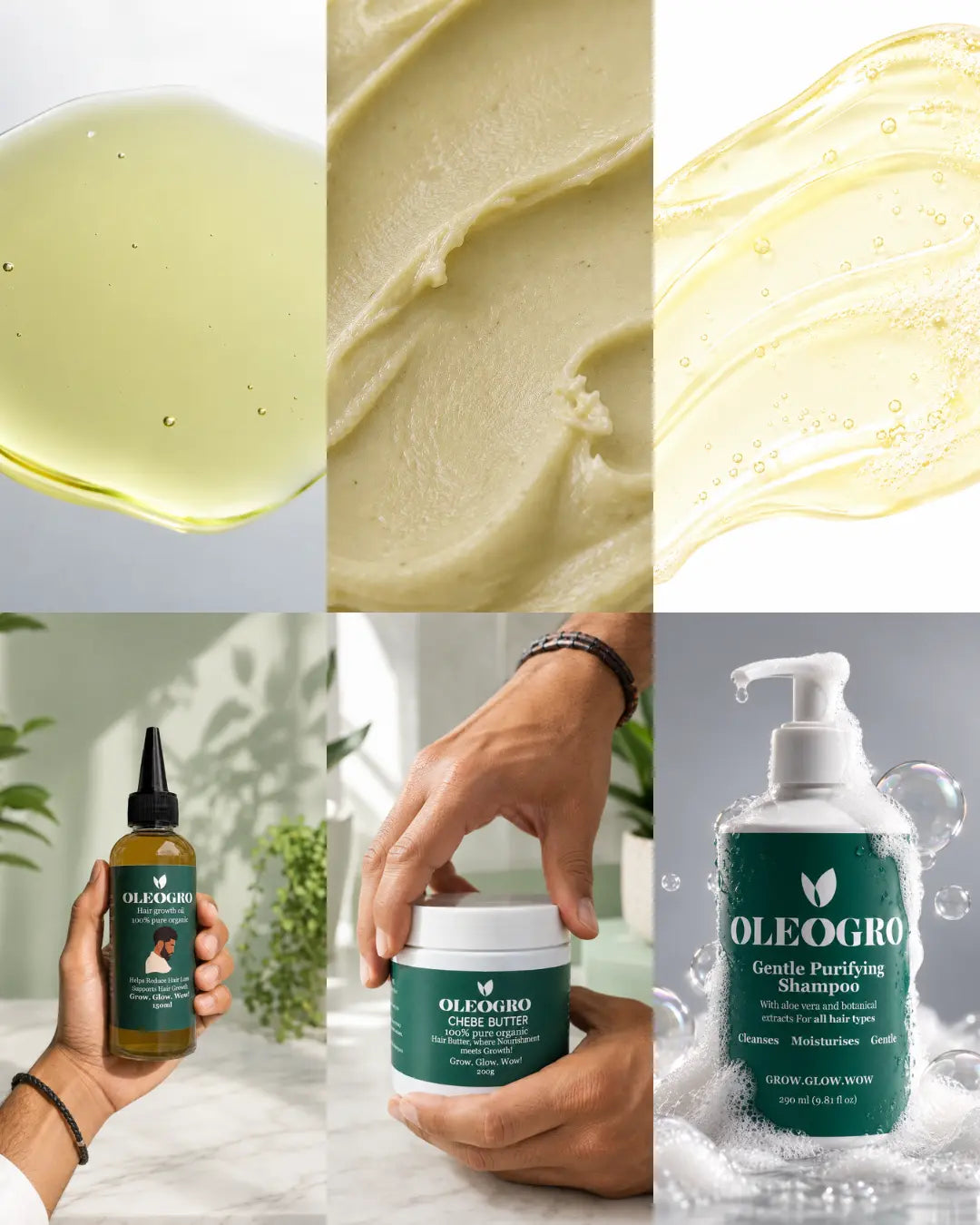 Men’s Hair Growth & Hydration Set | From Care to Cleaning