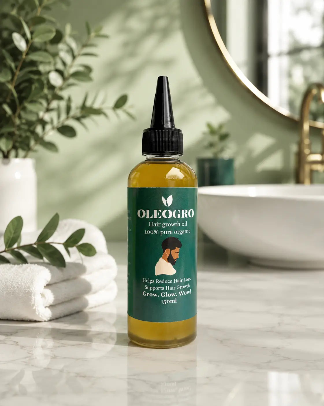 Men Hair Growth oil | 100% Pure Organic