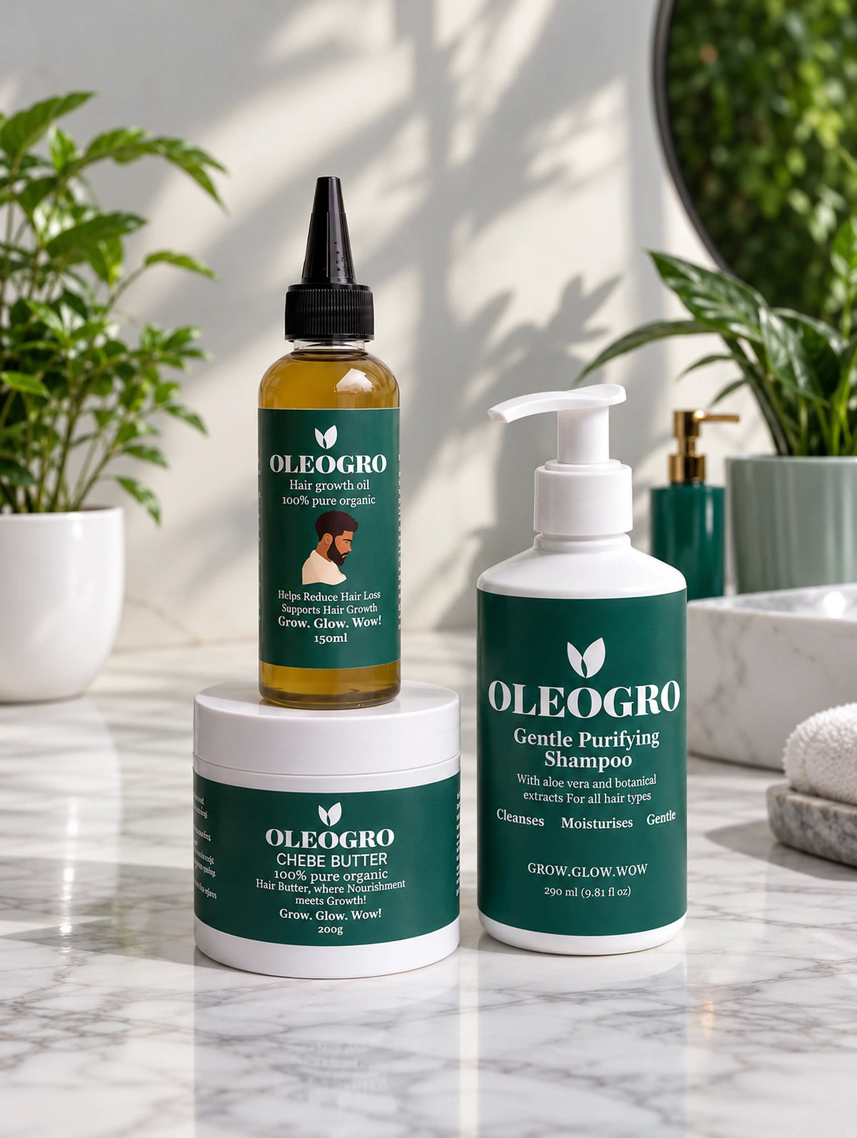 Men’s Hair Growth & Hydration Set | From Care to Cleaning
