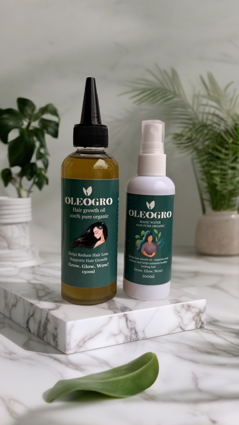 Double Magic| Women Hair Growth oil and  Magic Water| 100% pure organic.