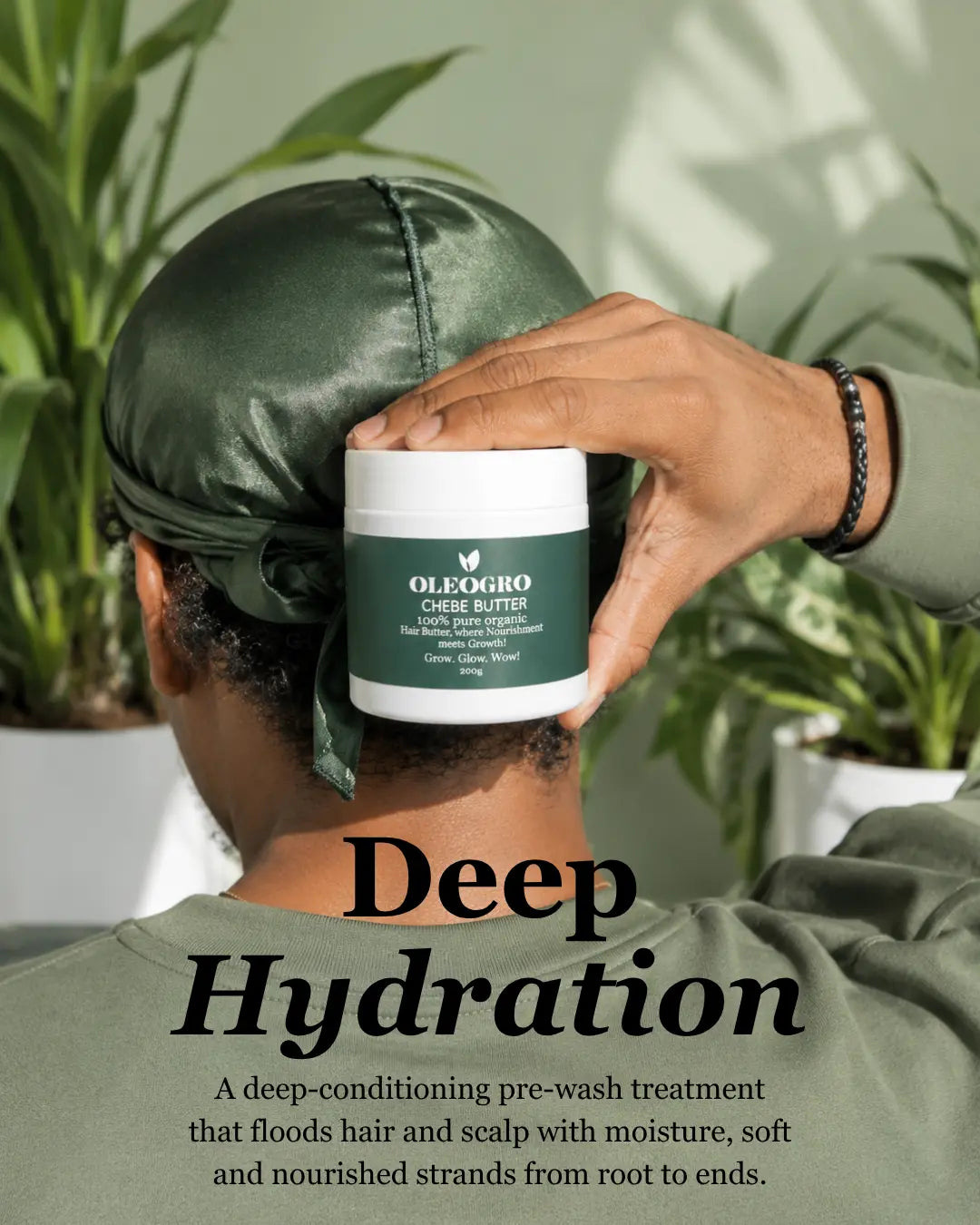 Men Hair growth oil and Chebe Butter | double magic
