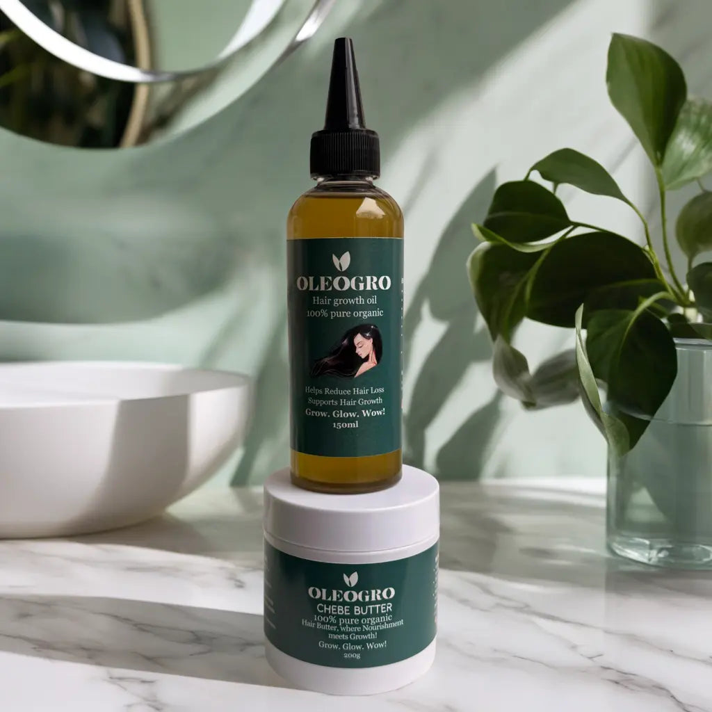 Women Hair growth oil and Chebe Butter | double magic