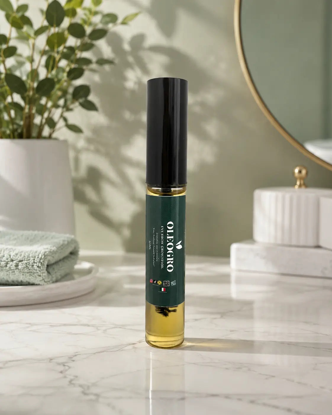 Huile De Croissance Des Sourcils - Huile Biologique 100% Pure