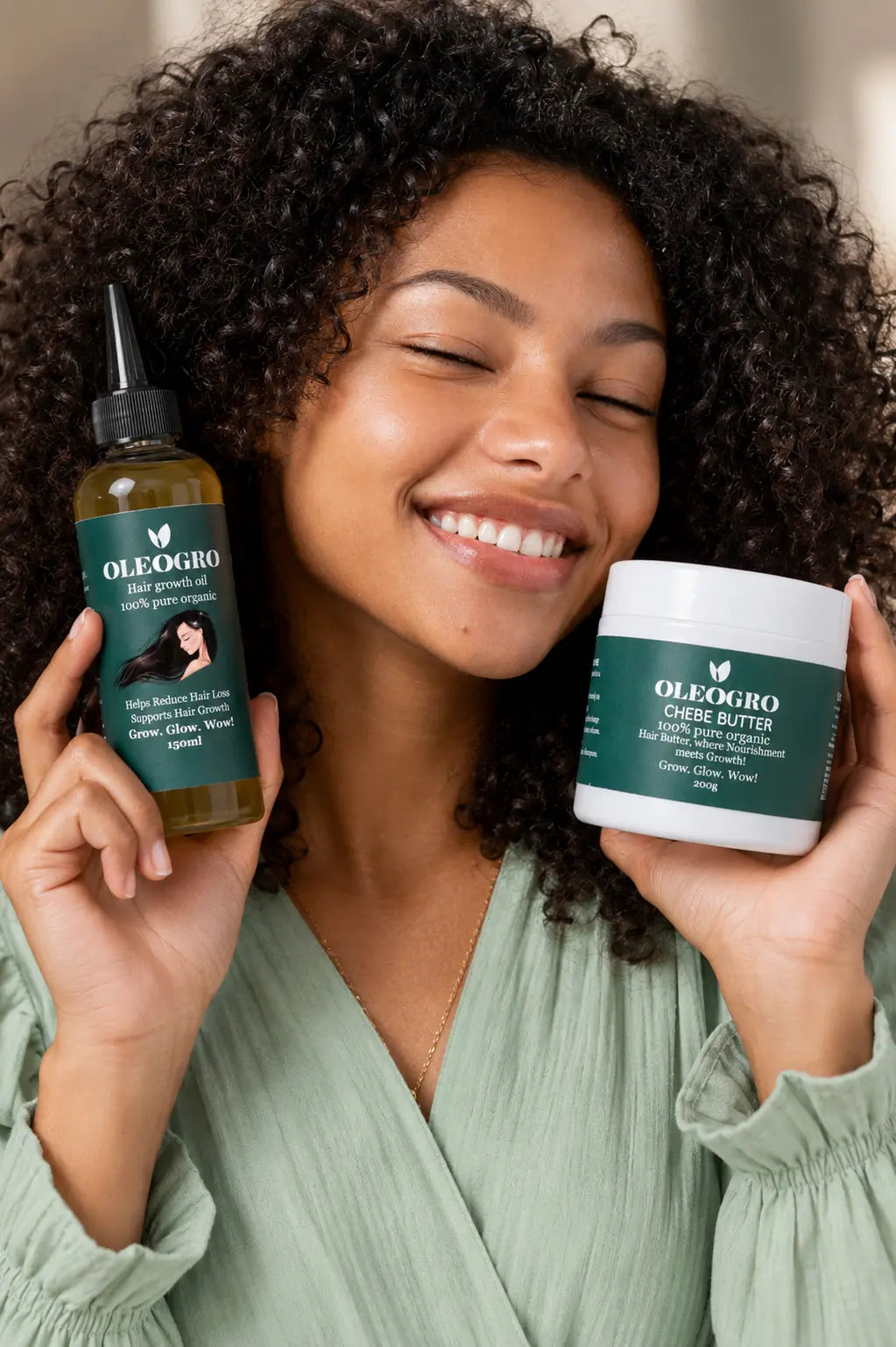 Women Hair growth oil and Chebe Butter | double magic