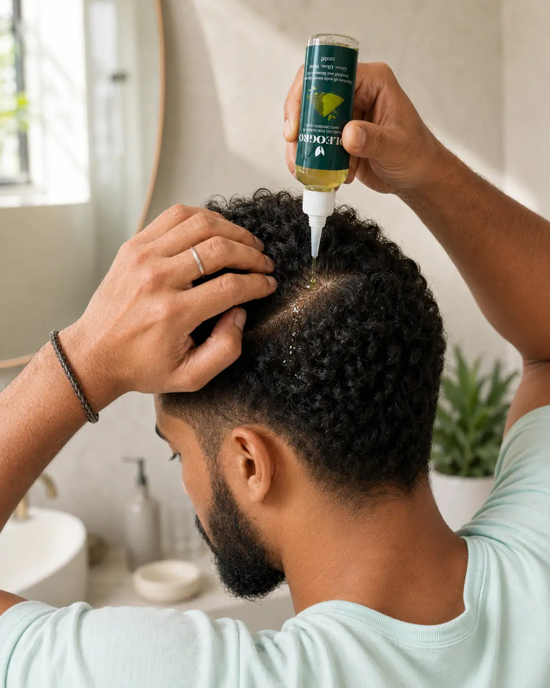 Huile capillaire Qasil | Solution antipelliculaire et soin nettoyant en profondeur | 100 % pure et biologique
