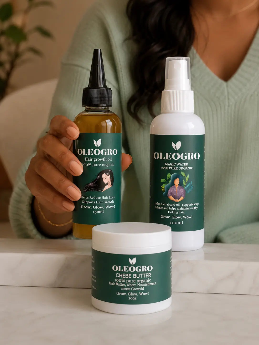 Women Hair Growth Set | 100% pure organic